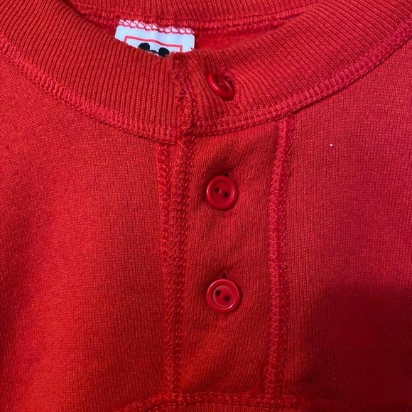 Vintage Disney Wear Red Mickey Mouse Sweatshirt Small - Picture 3 of 4